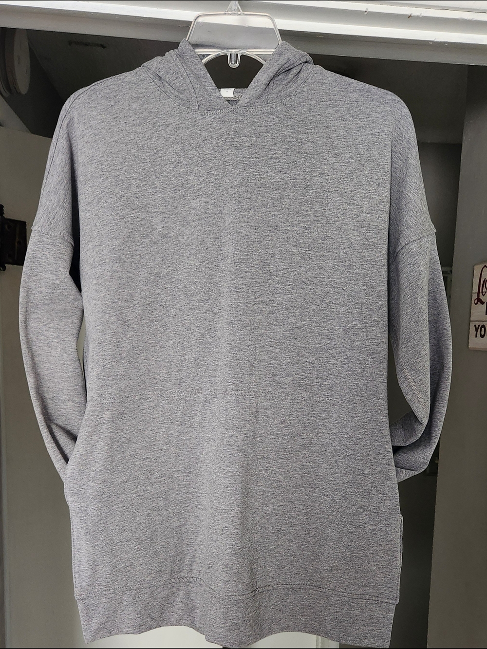 lululemon athletica Heather Gray Hoodie